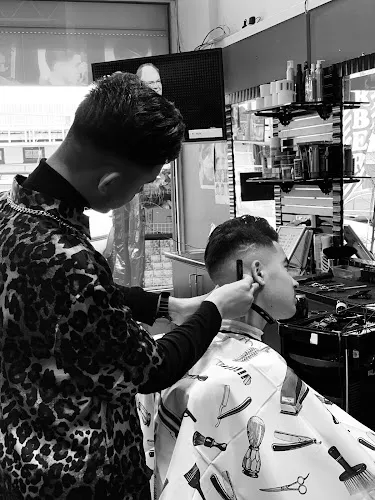 8 - Black and white Barbershop