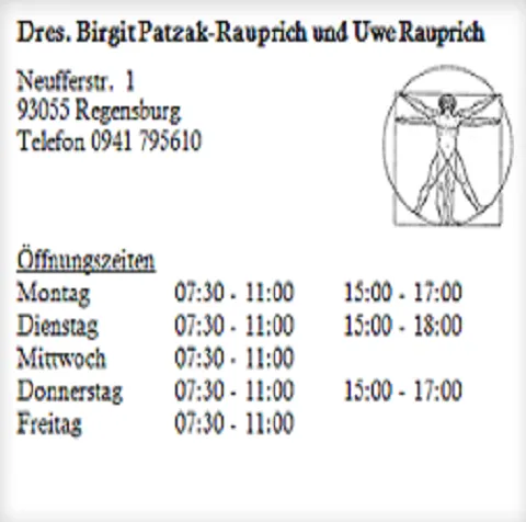 1 - Dres. Birgit Patzak-Rauprich und Uwe Rauprich