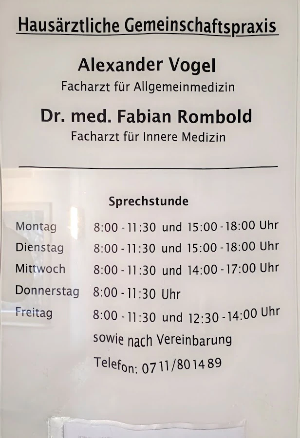 1 - Dr.med. Dieter Vogel