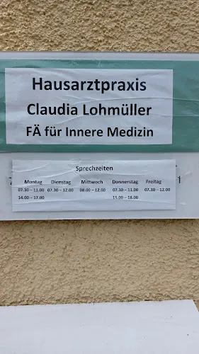 3 - Frau Lohmüller, Hausarzt ,Fachärztin für Innere Medizin